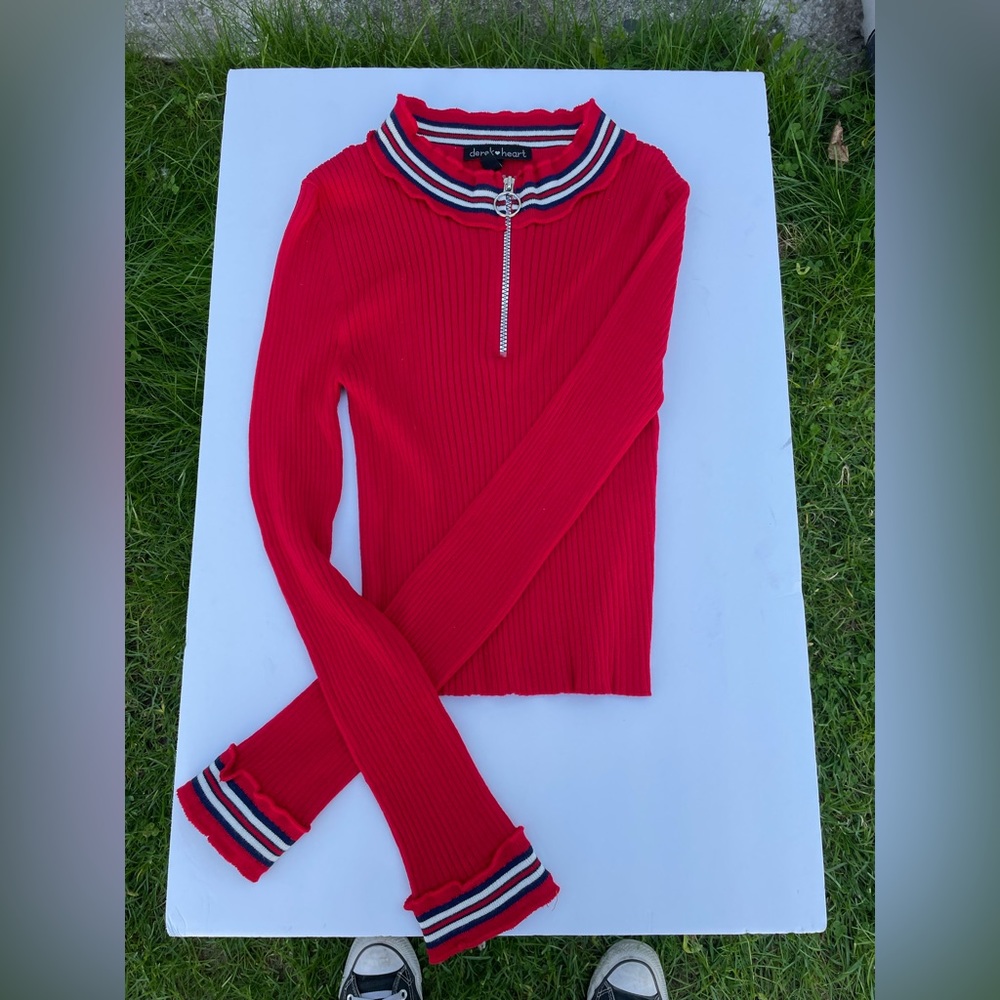 Women’s Half-Zip long sleeve top- Size: Large